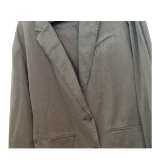 Gap Garment Dyed Twill Oversized Boyfriend Blazer Jacket Sz XL - Picture 5 of 5